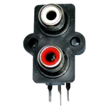 Conector Jack RCA Doble para Módulo de Audio de Coche - Compatible con Roadstar, Boss, Pirámide y más