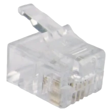 Plug Modular 8X8 Cat. 5 (RJ45) - Conector de Rede Ethernet de 8 Pinos