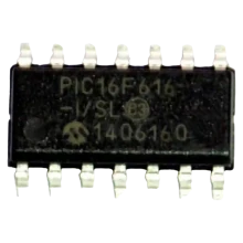 Processador Amplificador Digital Pic 16F616-4K2-V2K6-1Kk-R2A (Original)