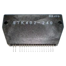 Nome otimizado: STK402-240 Amplificador de ÁudioDetalhes do produto: O STK402-240 é um amplificador de áudio de alta potência, projetado para fornecer um som nítido e potente em sistemas de áudio de alta fidelidade. Com uma potência de saída de 200 watts por canal, este ampl