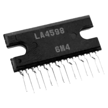Circuito Integrado LA4598 - Amplificador de Áudio de Alta Potência
