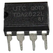C.I. TDA2822 8P - Circuito Integrado de Áudio de 8 Pinos