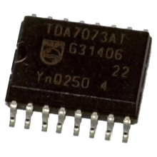 C.I. TDA7073 SMD - Circuito Integrado de Áudio Amplificador de Potência