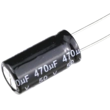 Condensador Electrolítico 470uF 50V de Alta Calidad