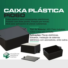 Caja Plástica para Circuitos Electrónicos Pi-060