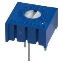 Potenciómetro Trimpot Horizontal de 100R de 10mm (Color Azul)