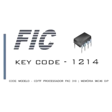 Ci Code Modelo CD-TF Processador FKC 310 (Ci de Code para Destrava de Som Automotivo)