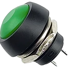 Botão Push Button 12mm à Prova DÁgua - Verde