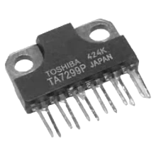 C.I. TA7299 - Circuito Integrado de Amplificador de Áudio de Potência