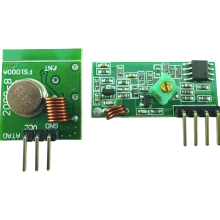 Módulos RF 433 MHz: Transmisor y Receptor