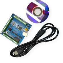 Controlador CNC Mach3 USB de 4 ejes 100Khz (color azul)