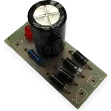 Rectificador de onda completa con diodo 1N4007 AC a DC