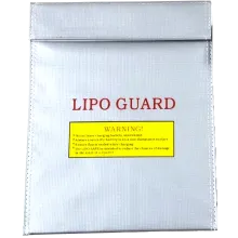 Saco Anti Chama Lipo Safe para Bateria Lipo - Grande 23X30Cm