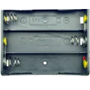 Suporte para 3 Baterias 18650 em Série com Conector