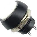 Botão Push Button à Prova DÁgua 12mm - Branco