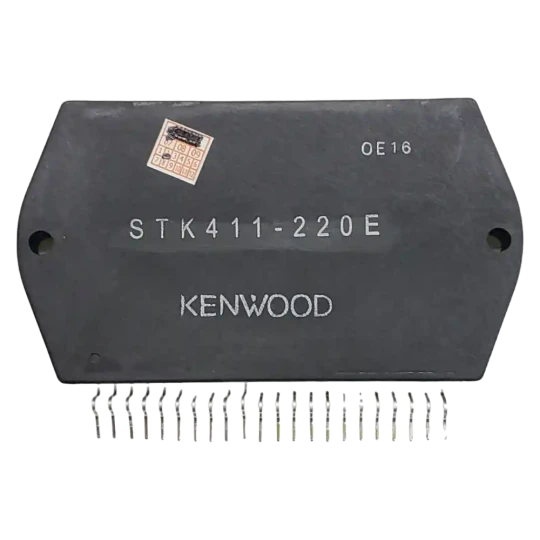 Nome otimizado: STK411-220 Amplificador de ÁudioDetalhes do produto: O STK411-220 é um amplificador de áudio de alta qualidade, ideal para aplicações em sistemas de som e equipamentos de áudio. Com potência de saída de 50 watts por canal, ele oferece um som nítido e potente,