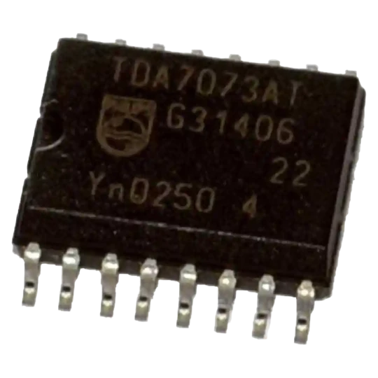 C.I. TDA7073 SMD - Circuito Integrado de Áudio Amplificador de Potência