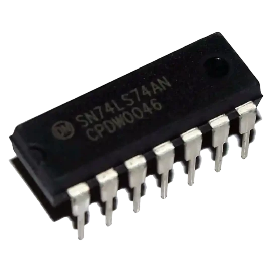 Nome otimizado: CI 74LS74 - Circuito Integrado Dual D Flip-FlopDetalhes do produto: O CI 74LS74 é um circuito integrado que contém dois flip-flops D, sendo utilizado para armazenar e transferir dados em sistemas digitais. Ele possui 14 pinos e é amplamente utilizado em aplicações de cont
