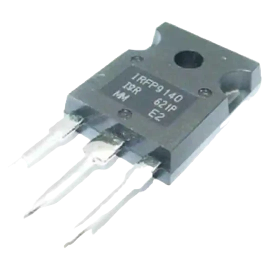 Transistor IRFP9140 de Potência de Canal P, 100V, 23A